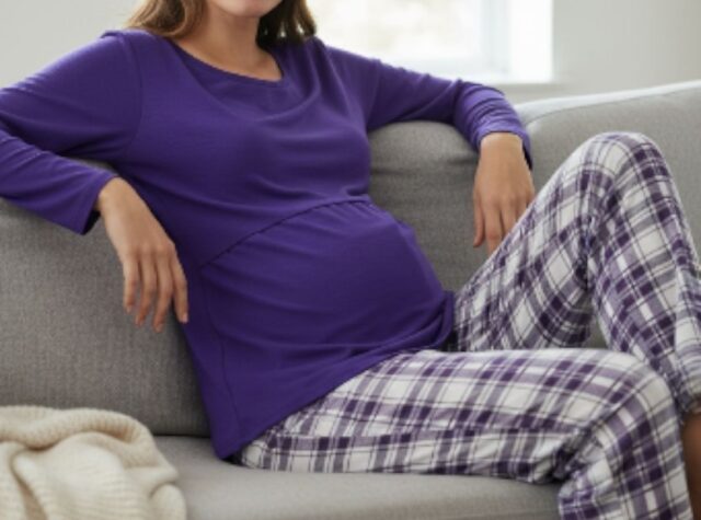 Mama nova pidžame dugih rukava